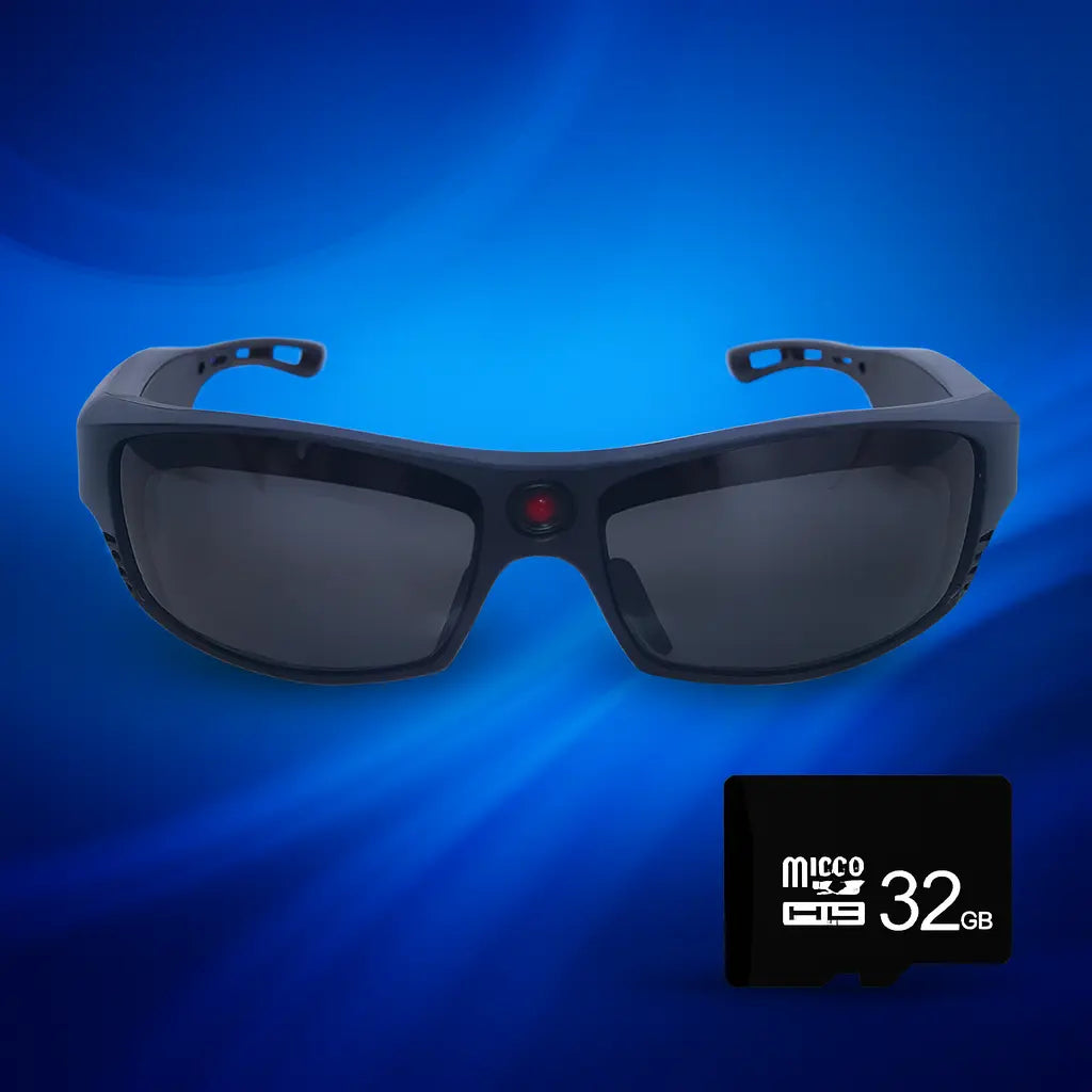 Lunettes de Sport Intelligentes G4F – Caméra 1080P, Musique Bluetooth 5.0, Traduction IA 110+ Langues, Enregistrement Vidéo & Audio TechElite