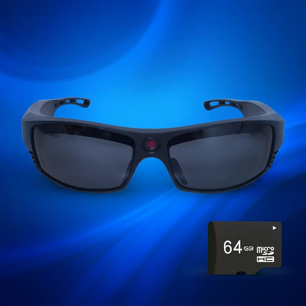 Lunettes de Sport Intelligentes G4F – Caméra 1080P, Musique Bluetooth 5.0, Traduction IA 110+ Langues, Enregistrement Vidéo & Audio TechElite