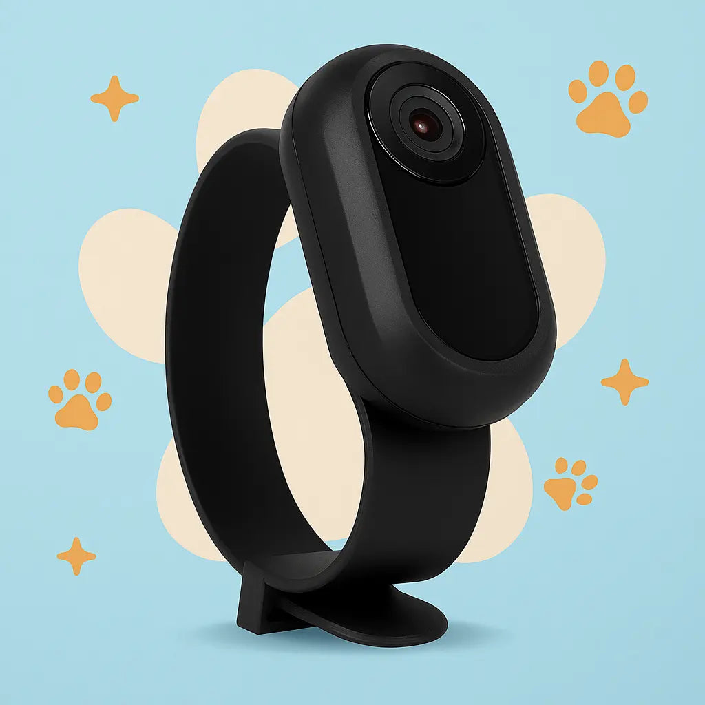 Caméra Collier HD 1080P pour Chats et Chiens – Vidéo & Photos Sans WiFi – Avec ou Sans Carte Mémoire 32 Go TechElite