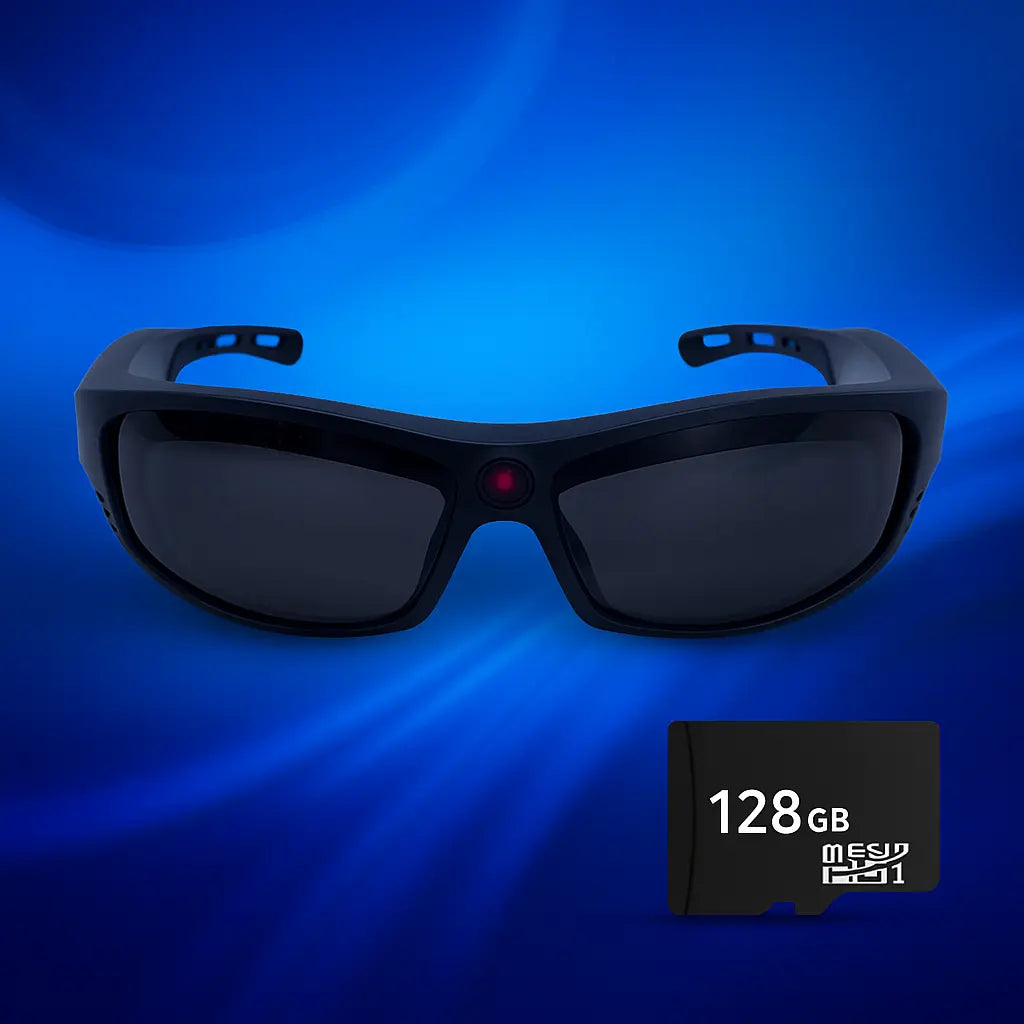 Lunettes de Sport Intelligentes G4F – Caméra 1080P, Musique Bluetooth 5.0, Traduction IA 110+ Langues, Enregistrement Vidéo & Audio TechElite