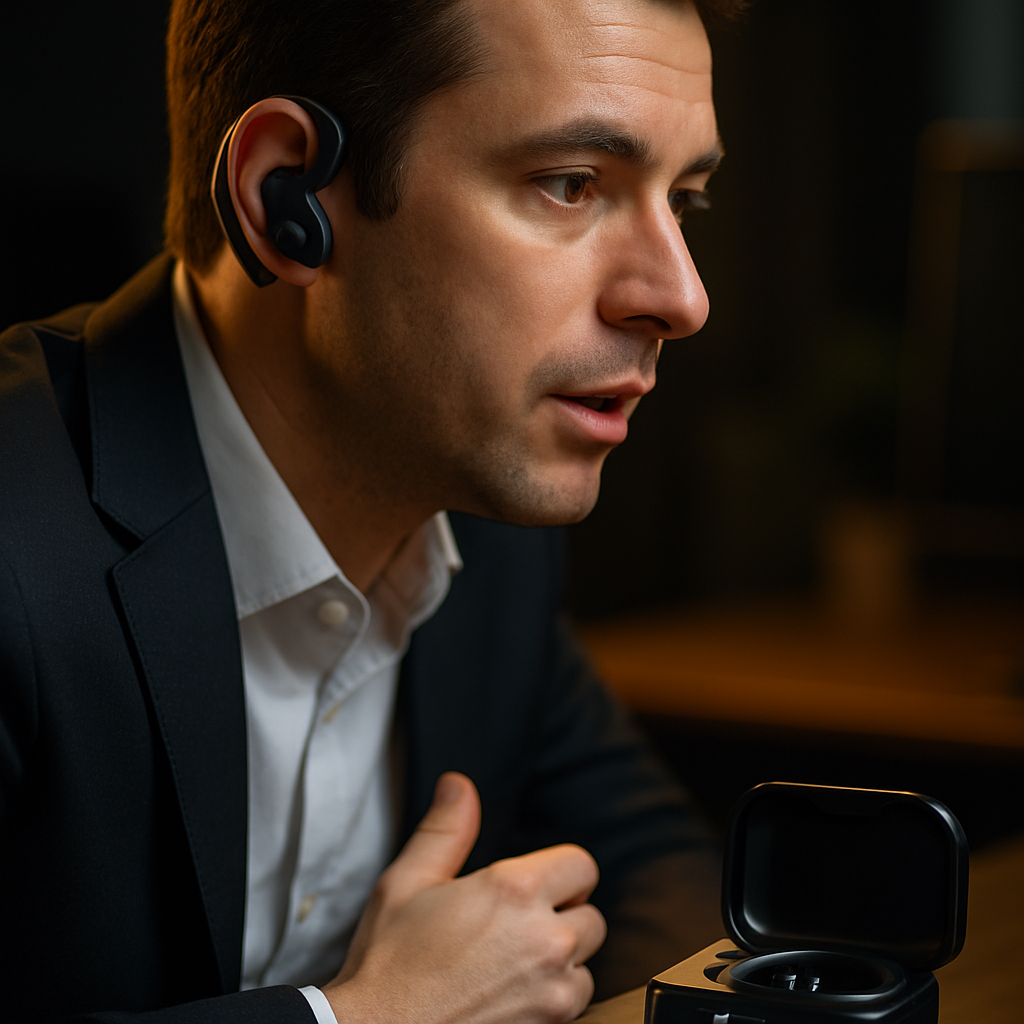 Parlez le Monde — Écouteurs HTC NE25 avec IA - Photo 2